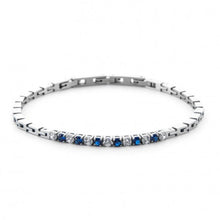 Carica l&#39;immagine nel visualizzatore di Gallery, Bracciale tennis da uomo in acciaio 4US Cesare Paciotti 4UBR6981
