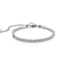 Load image into Gallery viewer, Bracciale da Donna tennis in acciaio 4US Cesare Paciotti 4UBR7132W
