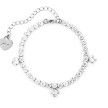 Carica l&#39;immagine nel visualizzatore di Gallery, Bracciale da donna in acciaio tennis 4US Cesare Paciotti 4UBR7424W
