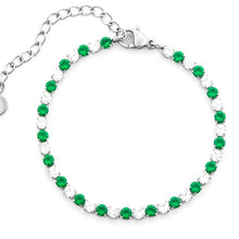 Carica l&#39;immagine nel visualizzatore di Gallery, Bracciale da donna in acciaio tennis 4US Cesare Paciotti 4UBR7428W
