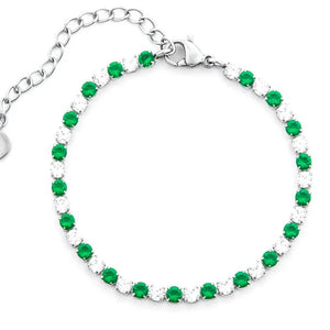 Bracciale da donna in acciaio tennis 4US Cesare Paciotti 4UBR7428W