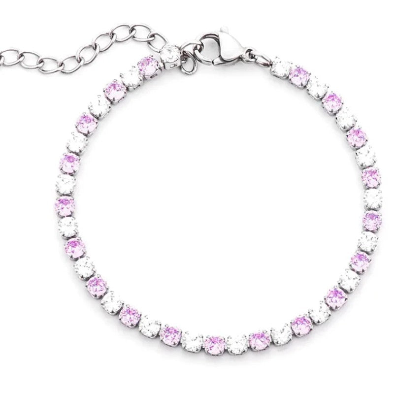 Bracciale da donna in acciaio tennis 4US Cesare Paciotti 4UBR7432W