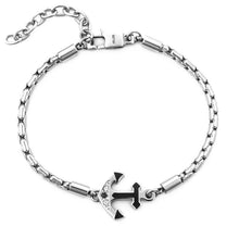Carica l&#39;immagine nel visualizzatore di Gallery, Bracciale da uomo in acciaio Ancora 4US Cesare Paciotti 4UBR7522
