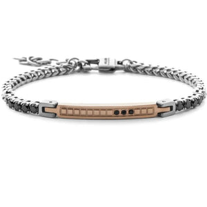Bracciale tennis da uomo in acciaio 4US Cesare Paciotti 4UBR7552