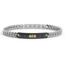 Carica l&#39;immagine nel visualizzatore di Gallery, Bracciale da uomo in acciaio 4US Cesare Paciotti 4UBR7656
