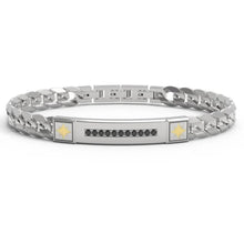 Carica l&#39;immagine nel visualizzatore di Gallery, Bracciale da uomo in acciaio 4US Cesare Paciotti 4UBR7667

