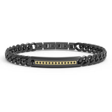 Load image into Gallery viewer, Bracciale da Uomo in acciaio 4US Cesare Paciotti Steel &amp; Gold 4UBR7671
