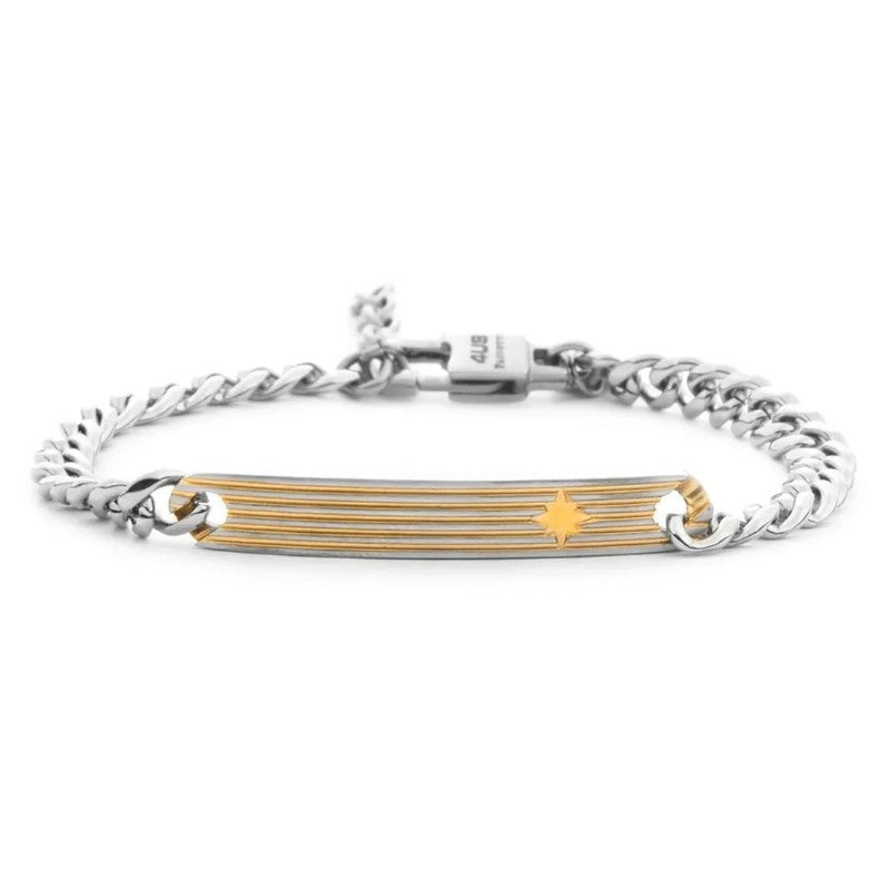 Bracciale da uomo in acciaio 4US Cesare Paciotti 4UBR7802