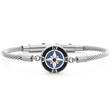 Carica l&#39;immagine nel visualizzatore di Gallery, Bracciale da uomo in acciaio rosa dei venti 4US Cesare Paciotti 4UBR7870
