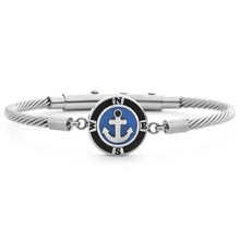 Carica l&#39;immagine nel visualizzatore di Gallery, Bracciale da uomo in acciaio Ancora 4US Cesare Paciotti 4UBR7874
