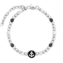 Carica l'immagine nel visualizzatore di Gallery, Bracciale da uomo in acciaio ancora 4US Cesare Paciotti 4UBR7887

