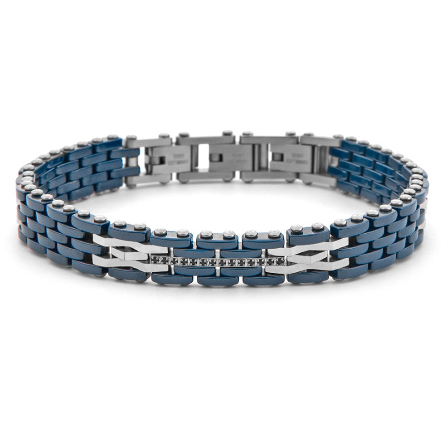 Bracciale Da Uomo In Acciaio e Ceramica 4US Cesare Paciotti 4UBR7955