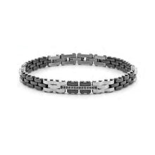 Carica l&#39;immagine nel visualizzatore di Gallery, Bracciale Da Uomo In Acciaio e Ceramica 4US Cesare Paciotti 4UBR7957
