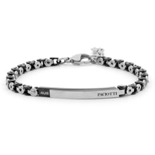 Carica l&#39;immagine nel visualizzatore di Gallery, Bracciale Da Uomo In Acciaio Targhetta 4US Cesare Paciotti 4UBR8001

