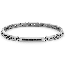 Carica l&#39;immagine nel visualizzatore di Gallery, Bracciale Da Uomo In Acciaio Targhetta 4US Cesare Paciotti 4UBR8005
