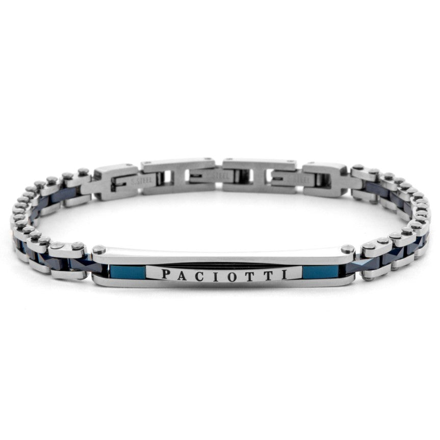 Bracciale Da Uomo In Acciaio e Ceramica 4US Cesare Paciotti 4UBR8010