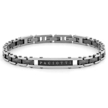 Carica l&#39;immagine nel visualizzatore di Gallery, Bracciale Da Uomo In Acciaio e Ceramica 4US Cesare Paciotti 4UBR8014
