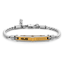 Carica l&#39;immagine nel visualizzatore di Gallery, Bracciale Da Uomo In Acciaio Targhetta 4US Cesare Paciotti 4UBR8018
