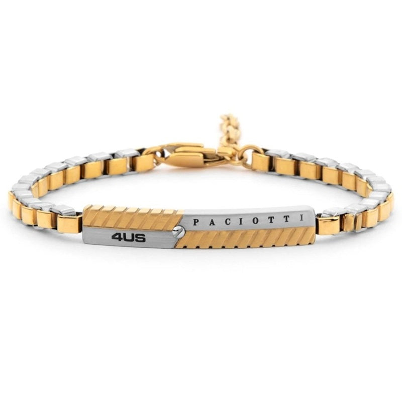 Bracciale Da Uomo In Acciaio Targhetta 4US Cesare Paciotti 4UBR8024