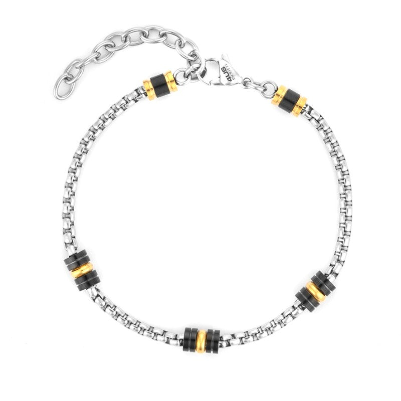 Bracciale Da Uomo In Acciaio 4US Cesare Paciotti Barilotti 4UBR8054