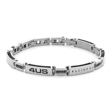 Carica l'immagine nel visualizzatore di Gallery, Bracciale da Uomo in acciaio 4US Cesare Paciotti 4UBR8496
