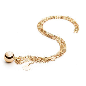 Collana da donna in acciaio dorato For Us Cesare Paciotti 4UCL1578W