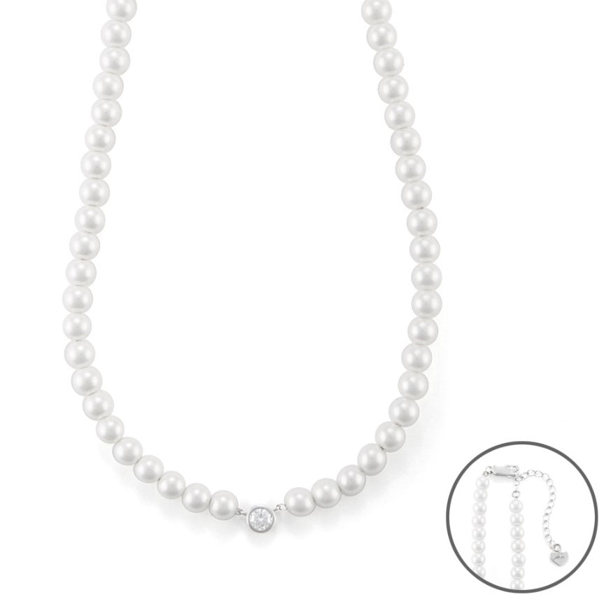 Collana da donna in argento 4US Cesare Paciotti Pearl 4UCL6092W