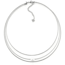 Carica l&#39;immagine nel visualizzatore di Gallery, Collana da donna in acciaio con perla 4US Cesare Paciotti 4UCL6459W
