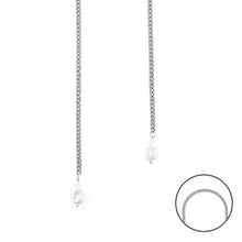 Carica l&#39;immagine nel visualizzatore di Gallery, Collana da donna in acciaio con perle 4US Cesare Paciotti 4UCL6463W
