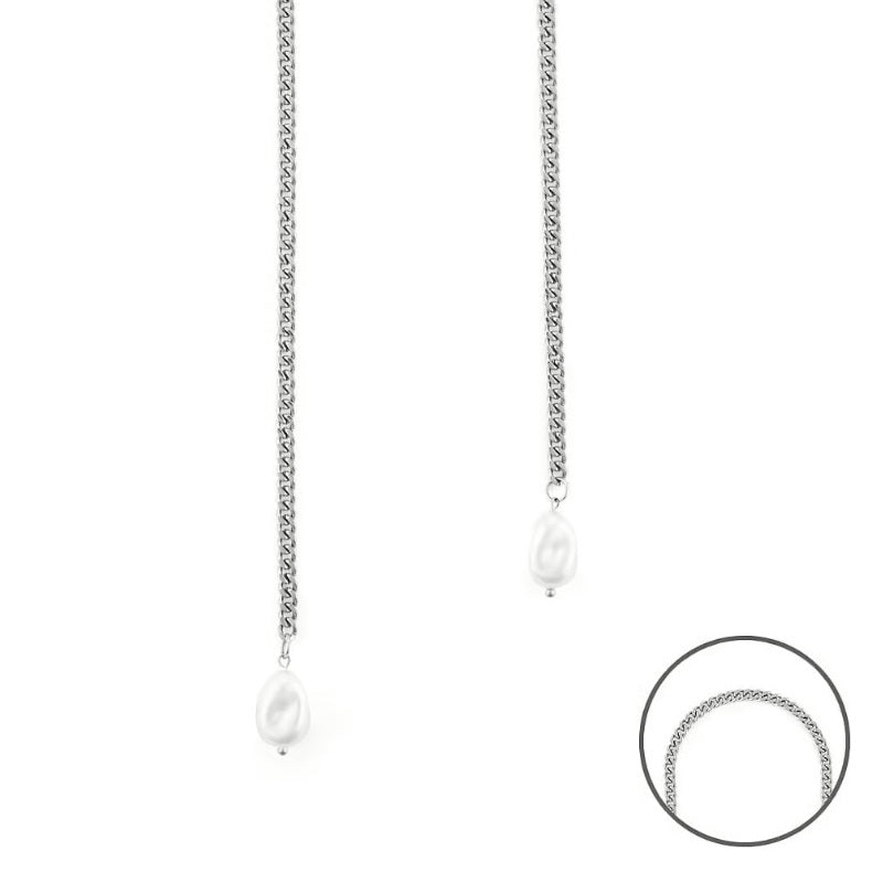 Collana da donna in acciaio con perle 4US Cesare Paciotti 4UCL6463W