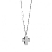 Load image into Gallery viewer, Collana da uomo in acciaio Croce 4US Cesare Paciotti 4UCL6964
