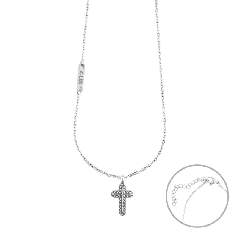 Collana da uomo in acciaio Croce 4US Cesare Paciotti 4UCL6969