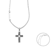 Load image into Gallery viewer, Collana da uomo in acciaio Croce 4US Cesare Paciotti 4UCL6972
