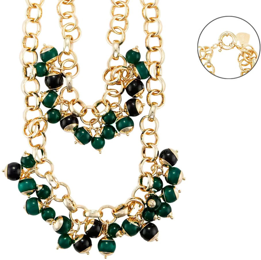 Collana da donna in acciaio 4US Cesare Paciotti Brass 4UCL7238W