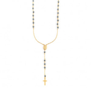 Collana da uomo in acciaio rosario Croce 4US Cesare Paciotti 4UCL7345
