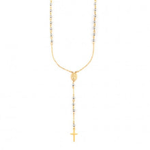 Load image into Gallery viewer, Collana da uomo in acciaio rosario Croce 4US Cesare Paciotti 4UCL7347
