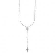 Load image into Gallery viewer, Collana da uomo in acciaio rosario Croce 4US Cesare Paciotti 4UCL7356
