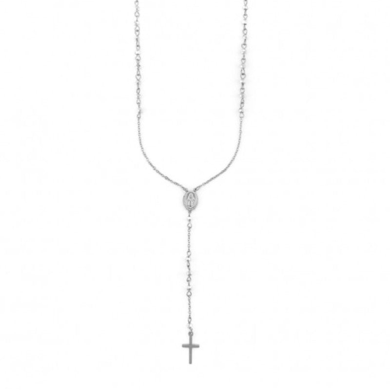 Collana da uomo in acciaio rosario Croce 4US Cesare Paciotti 4UCL7356