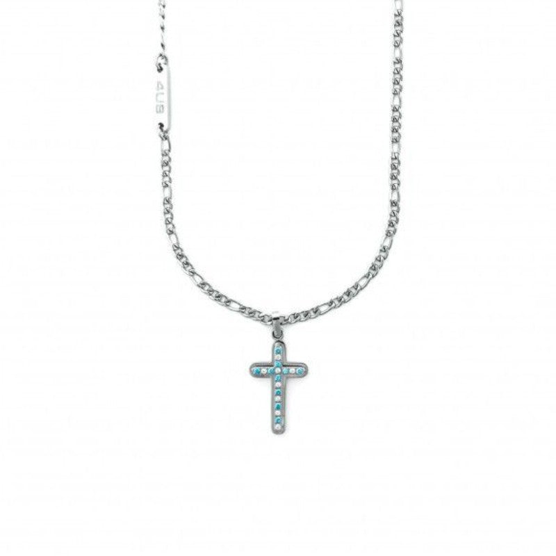 Collana da uomo in acciaio Croce 4US Cesare Paciotti 4UCL7514