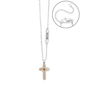 Collana da uomo in acciaio Croce 4US Cesare Paciotti 4UCL7823