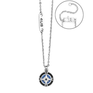 Collana da uomo in acciaio rosa dei venti 4US Cesare Paciotti 4UCL7869