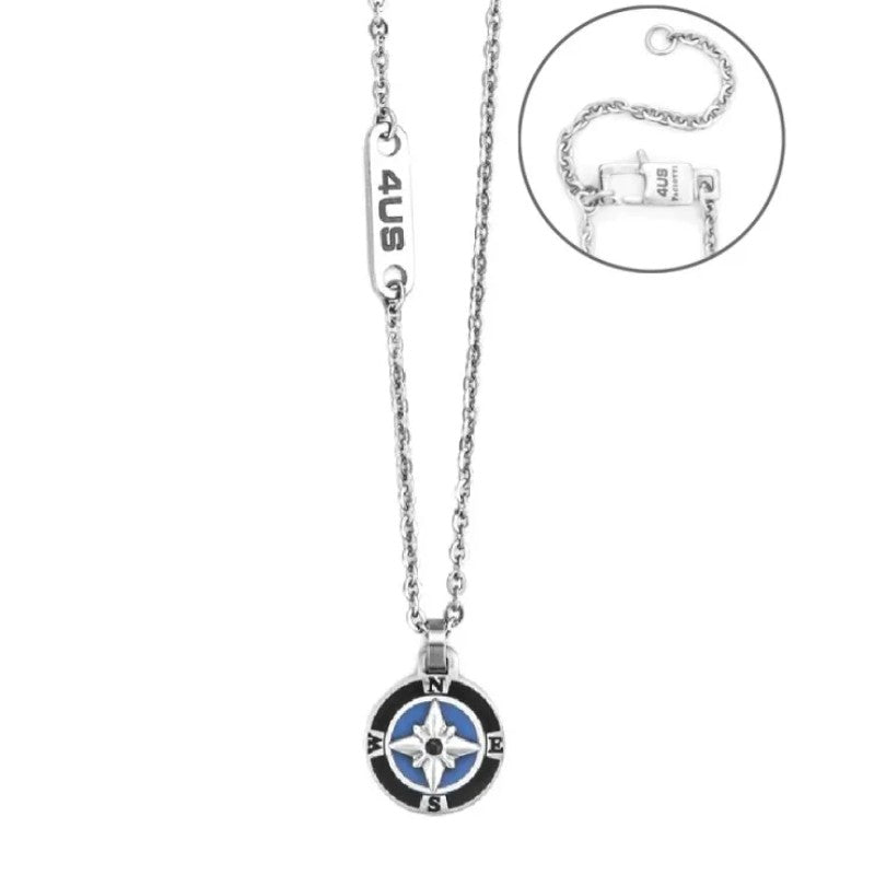 Collana da uomo in acciaio rosa dei venti 4US Cesare Paciotti 4UCL7869