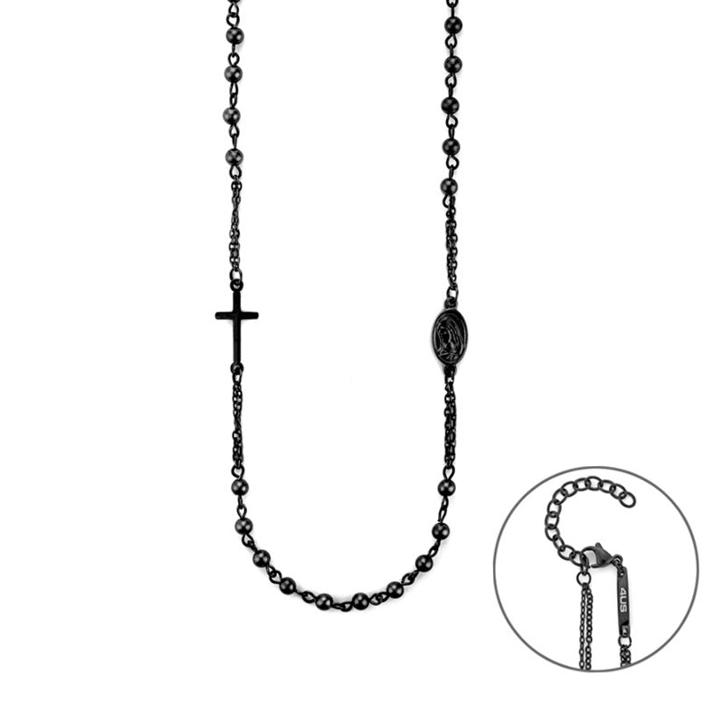 Collana da Uomo in Acciaio Rosario 4US Cesare Paciotti Biglie 4UCL7967