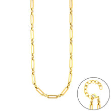 Carica l&#39;immagine nel visualizzatore di Gallery, Collana da uomo in acciaio dorato 4US Cesare Paciotti 4UCL8041
