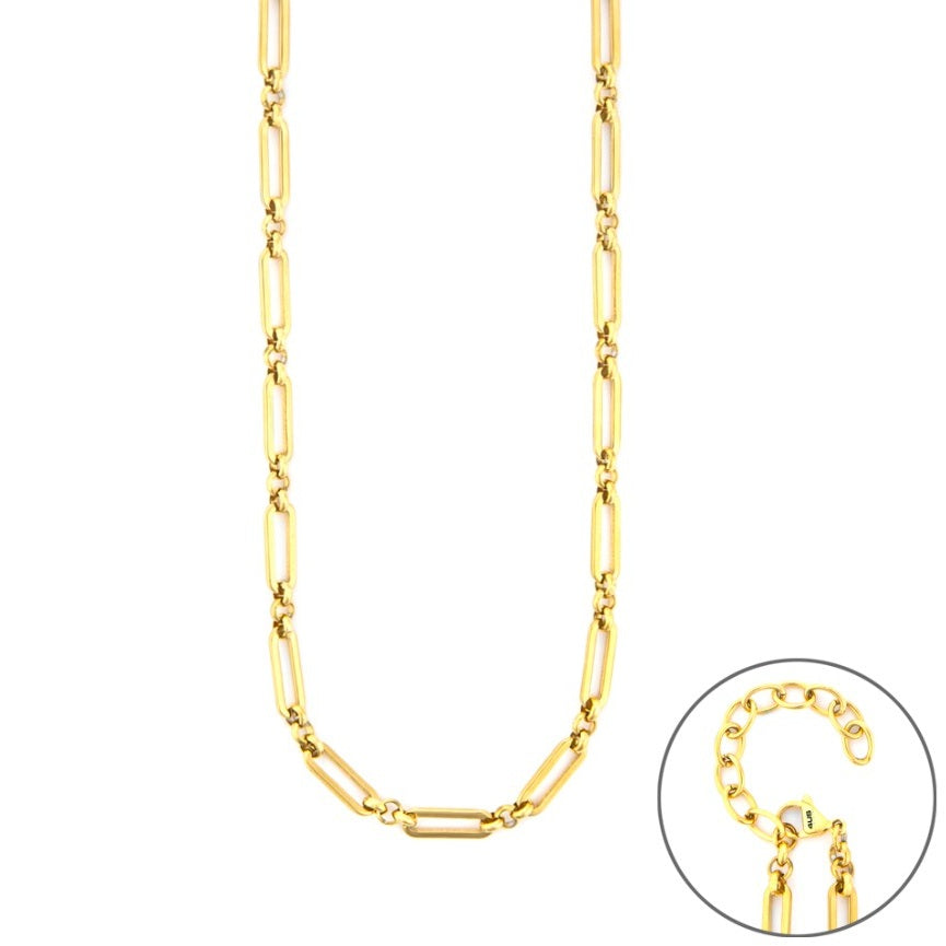 Collana da uomo in acciaio dorato 4US Cesare Paciotti 4UCL8041