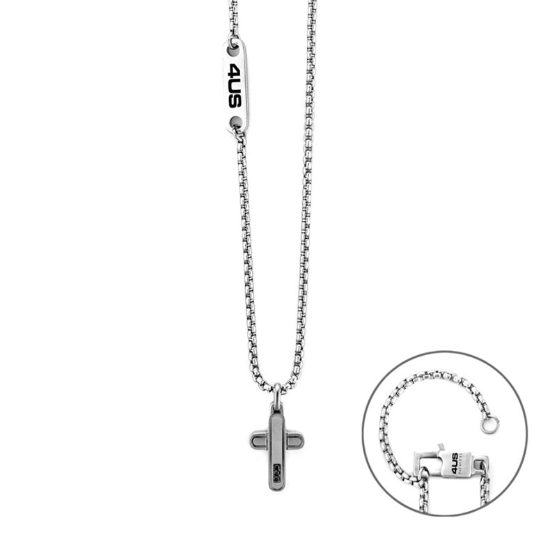 Collana da Uomo in Acciaio Catena Croce 4US Cesare Paciotti 4UCL8066