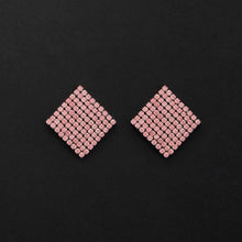 Load image into Gallery viewer, Women&#39;s earrings with pink crystals For Us Cesare Paciotti 4UOR5901W
