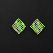 Load image into Gallery viewer, Women&#39;s earrings with green crystals For Us Cesare Paciotti 4UOR5902W
