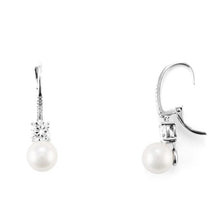 Load image into Gallery viewer, For Us Cesare Paciotti silver women&#39;s earrings 4UOR6108W
