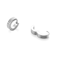 Load image into Gallery viewer, Paciotti 4US men&#39;s steel hoop earrings 4UOR6252
